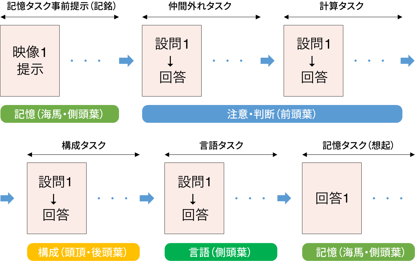 認知機能評価タスク映像（約2分50秒）